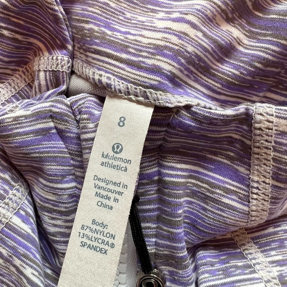 Purple Lululemon Zip Up Jacket Sz 8 - Picture 4 of 6